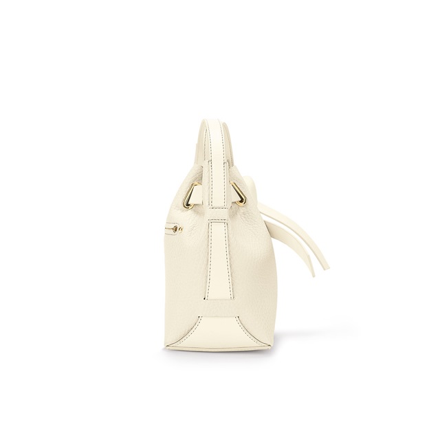 Image of  TIE THE KNOT MINI BEIGE SHOULDER BAG