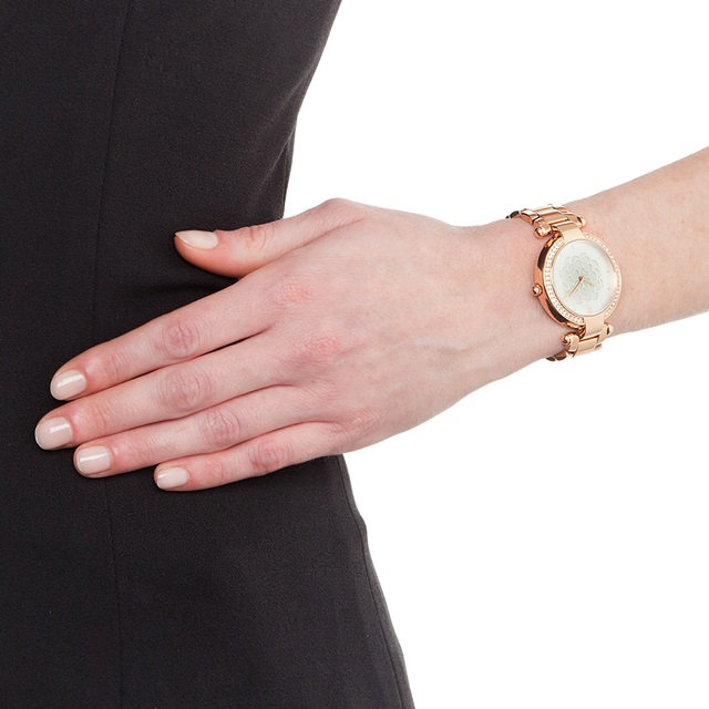 Image of  SANTORINI FLOWER ROSE GOLD MOP WATCH